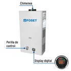 Calentador instantáneo, 13L, 3 servicios, gas natural, FOSET 2