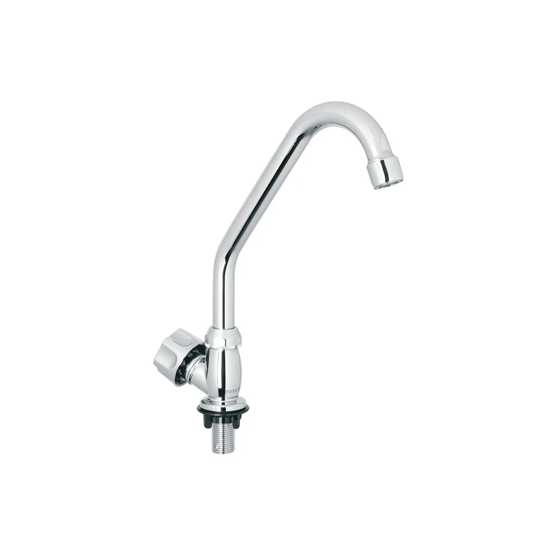 Llave individual fregadero,ABS,cuello corto,hexagonal, BASIC