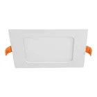 Luminario LED plafón 6W 3000K ultradelgado cuadrado VOLTECK 1