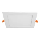 Luminario LED plafón 12W 3000K ultradelgado cuadrado VOLTECK 1