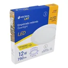 Luminario LED plafón 12W 3000K ultradelgado redondo, VOLTECK 5