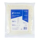 Bolsa con 1000 cinchos plásticos 50lb, 200 x 4.5 mm, natural 3