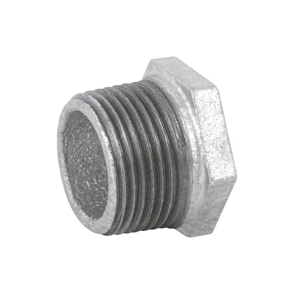 Reducción bushing acero galvanizado 1'x1/2', FOSET