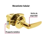 Cerradura manija 'Turín' p/baño láton brillante, cil latón 3