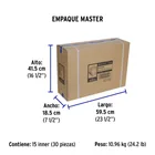 Interruptor de 3 polos 15A, enchufable, VOLTECK 5