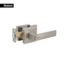 Cerradura manija 'Módena' p/baño, níquel satinado, HERMEX 1