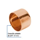 Tapón capa de cobre 3/4', FOSET BASIC 2
