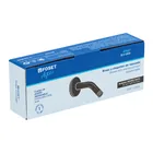 Brazo corto con chapetón para regadera, negro mate, AQUA 4