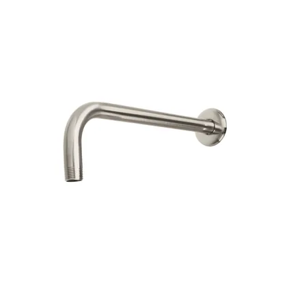 Brazo recto con chapetón para regadera, 30 cm, satín, FOSET