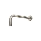 Brazo recto con chapetón para regadera, 30 cm, satín, FOSET 1