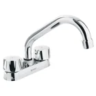 Mezcladora 4' para lavabo, tubular, cartucho cerámico 1