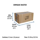 Mezcladora 4' para lavabo, tubular, cartucho cerámico 8