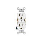 Contacto dúplex, 2 polos 3 hilos, Standard, granel, blanco 1