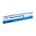 Brazo recto 50 cm con chapetón para regadera, negro mate 5