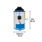 Calentador de paso, rápida recup, 6L, 1 serv, gas nat, FOSET 3