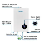 Calentador instantáneo modulante, 16L, 3 serv, gas LP, FOSET 3
