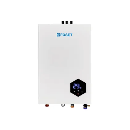 Calentador instantáneo modulante, 24L, 4 serv, gas LP, FOSET