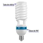 Lámpara espiral 105 W base mogul E39 220 V luz día, caja 2