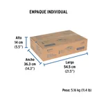 Parrilla gas empotrable 30cm, 2 quem, acero inox, RIVIERA 6