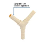 Yee inserción 3/8' de polipropileno, FOSET 2