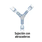 Yee inserción 3/4' de polipropileno, FOSET 3
