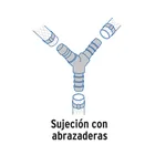 Yee inserción 1' de polipropileno, FOSET 3