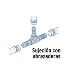 Tee inserción 3/4' de polipropileno, FOSET 3