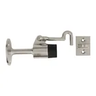 Tope con gancho para puerta, cromo satinado, HERMEX 1