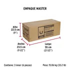 Rodaja hule 6', placa fija con balero, carga 150 kg, FIERO 5