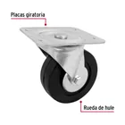 Rodaja hule 6', placa giratoria c/balero, carga 150kg, FIERO 2