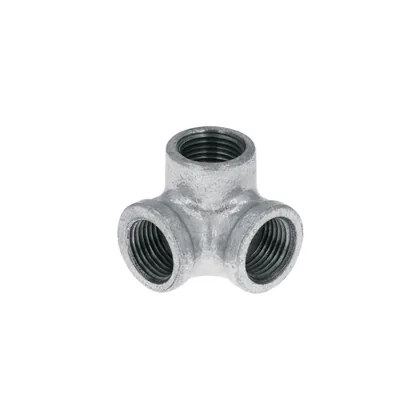 Codo rincón acero galvanizado de 1/2', FOSET
