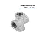 Cruz de acero galvanizado 1/2', FOSET 2