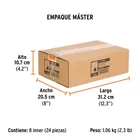 Broca para router, corte en 'V', 3/8', TRUPER 7