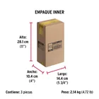 Cerradura sobreponer izq instala-fácil, caja, HERMEX BASIC 9