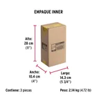 Cerradura sobreponer der instala-fácil, caja, HERMEX BASIC 9