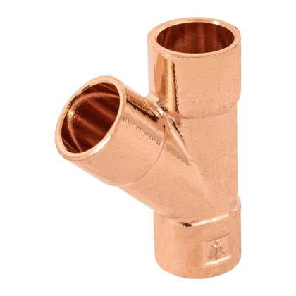 Yee sencilla de cobre 1/2', FOSET