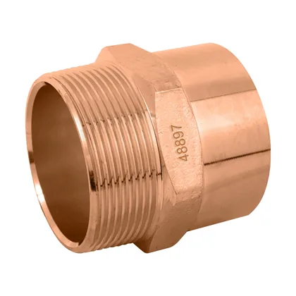 Conector de cobre, rosca exterior 2', FOSET