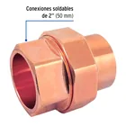 Tuerca unión de latón cobrizado 2', FOSET 2