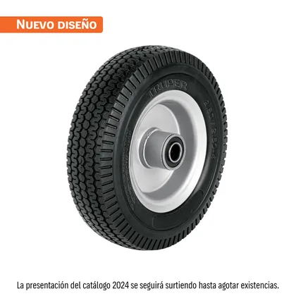 Rueda imponchable 8' para eje central, TRUPER
