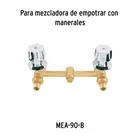 Juego 2 cartuchos cerámicos para llaves de empotrar, FOSET 3