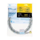 Manguera para gas, aluminio, 3/8' flare, 150 cm, FOSET 4