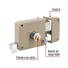 Cerradura sobreponer der clásica, llave tradicional, caja 5