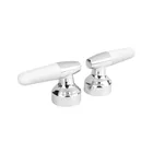 Juego de manerales cono p/lavabo-fregadero, cromo, BASIC 1
