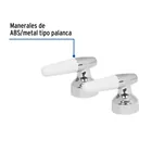 Juego de manerales cono p/lavabo-fregadero, cromo, BASIC 2