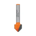 Broca para router, corte en 'V', 1/2', TRUPER 1