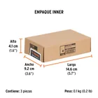 Broca para router, corte en 'V', 1/2', TRUPER 6