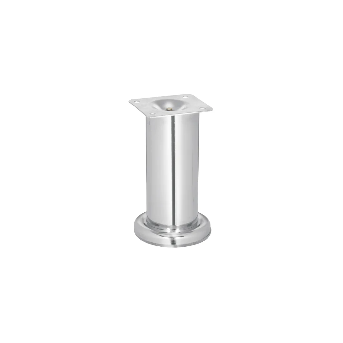 Pata para sofá y mueble, cromo, 120 mm altura, HERMEX