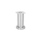 Pata para sofá y mueble, cromo, 120 mm altura, HERMEX 1