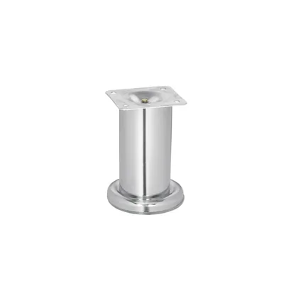 Pata para sofá y mueble, cromo, 100 mm altura, HERMEX