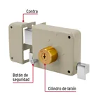 Cerradura sobreponer izq instala-fácil, llave tetra, caja 4